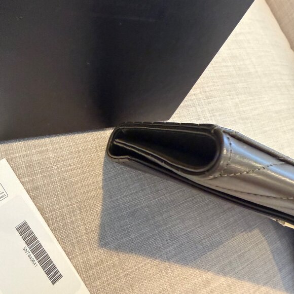 YSL Monogram Flap Clutch Bag- Dark Brown - Picture 2 of 10